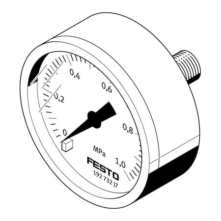 Festo Pressure Gauge MA-50-1-G1/4-MPA MA-50-1-G1/4-MPA